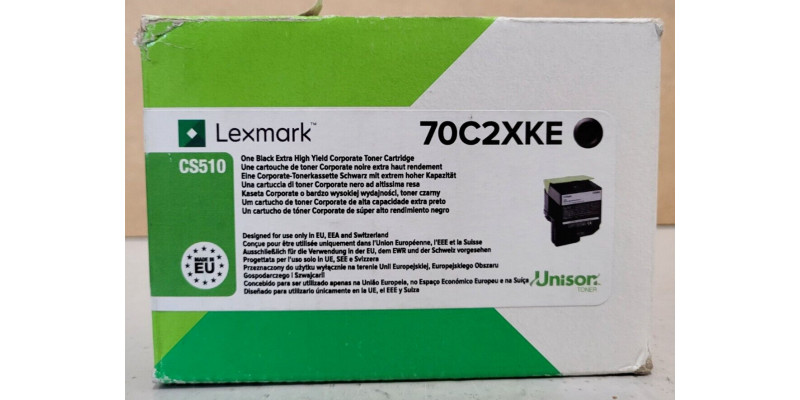 Toner Lexmark 70C2XKE Schwarz Neu OVP Original CS510  . 