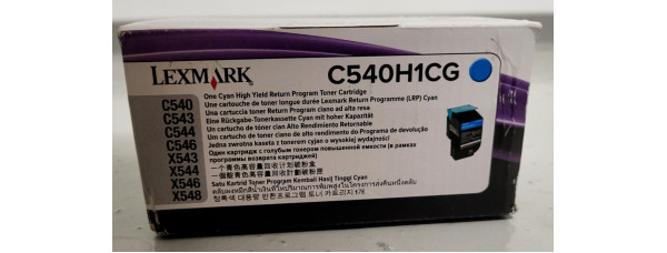 Toner Lexmark C540H1CG Cyan Neu OVP A-Ware Original C540 C543  . 