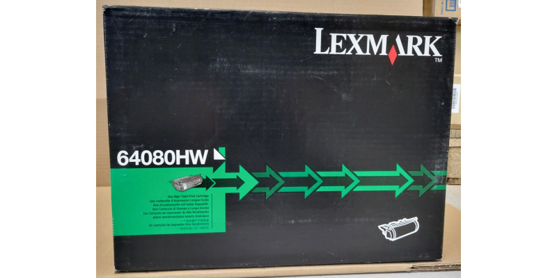 Toner Lexmark 64080HW Schwarz Neu OVP B-Ware Original T640 T642 T644 . 