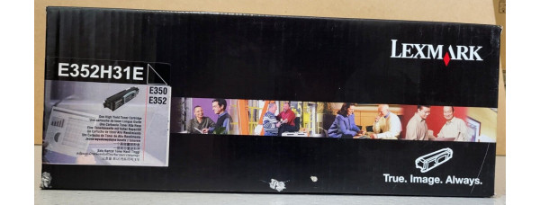Toner Lexmark E352H31E Schwarz Neu OVP B-Ware Original E350, E352  . 