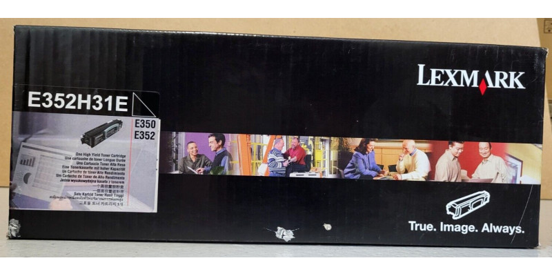 Toner Lexmark E352H31E Schwarz Neu OVP B-Ware Original E350, E352  . 