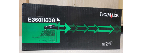 Toner Lexmark E360H80G Schwarz Neu OVP A-Ware Original E360, E460   