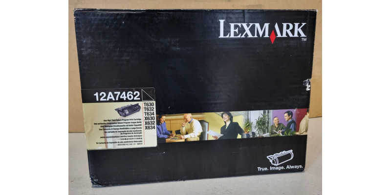 Toner Lexmark 12A7462 Schwarz Neu OVP Original T630 T632 T634  . 