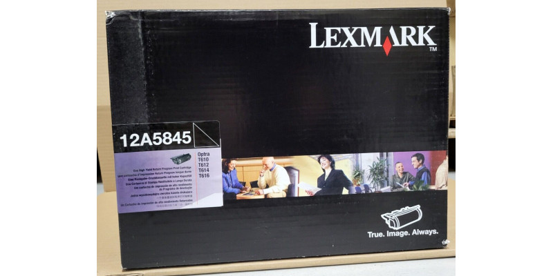 Toner Lexmark 12A5845 Schwarz Neu OVP A-Ware Original Optra T610 T612 . 