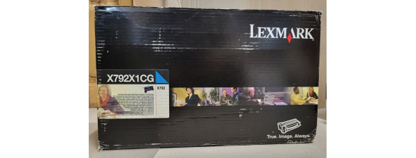 Toner Lexmark X792X1CG Cyan Neu OVP Original X792  . 
