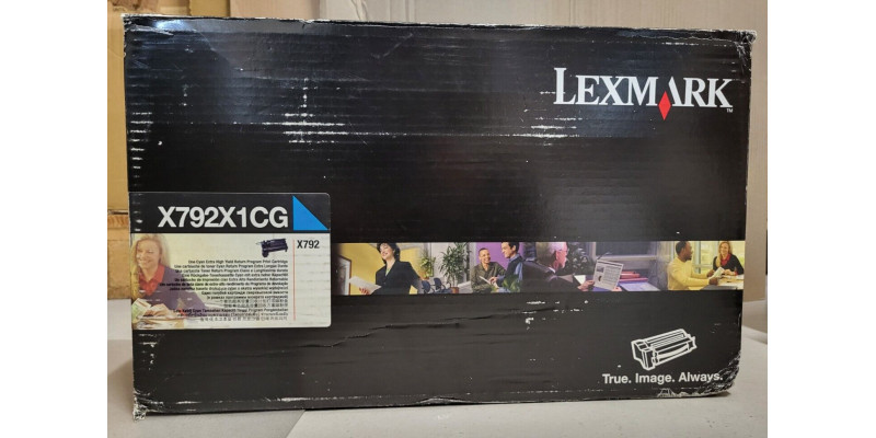 Toner Lexmark X792X1CG Cyan Neu OVP Original X792  . 