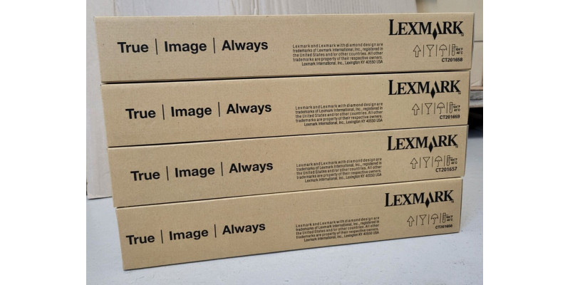 4 Toner Lexmark 22Z0008 22Z0009 22Z0010 22Z0011 Neu OVP A-Ware XS950 Original 