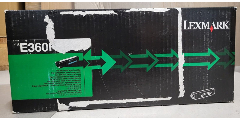 Toner Lexmark E360H80G Schwarz Neu OVP Original E360, E460  . 