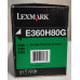 Toner Lexmark E360H80G Schwarz Neu OVP Original E360, E460  . 