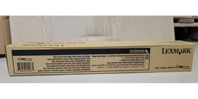 Toner Lexmark 22Z0009 Cyan CT201657 Neu OVP A-Ware Original XS950 XS952  