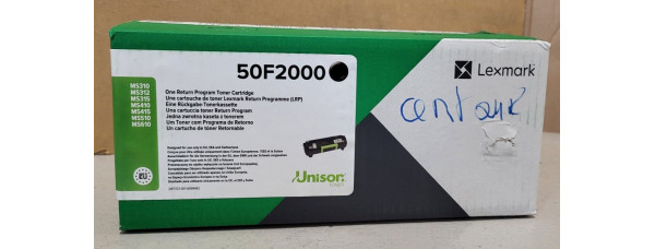 Toner Lexmark 50F2000 Schwarz Neu OVP Original Lexmark MS310 . 