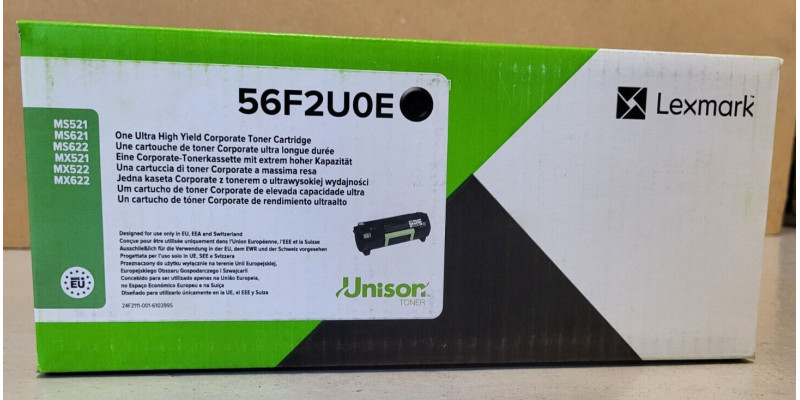 Toner Lexmark 56F2U0E Schwarz Neu OVP A-Ware Original MS521, MS621  