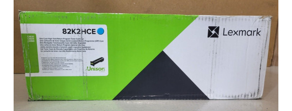 Toner Lexmark 82K2HCE Cyan Neu OVP Original CX820 CX825  . 