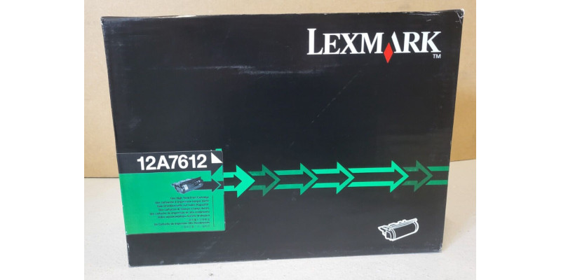 Toner Lexmark 12A7612 Schwarz Neu OVP A-Ware Original T630 T632 T634 . 