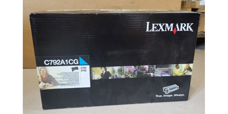 Toner Lexmark C792A1CG Cyan Neu OVP A-Ware Original C792, X792  . 
