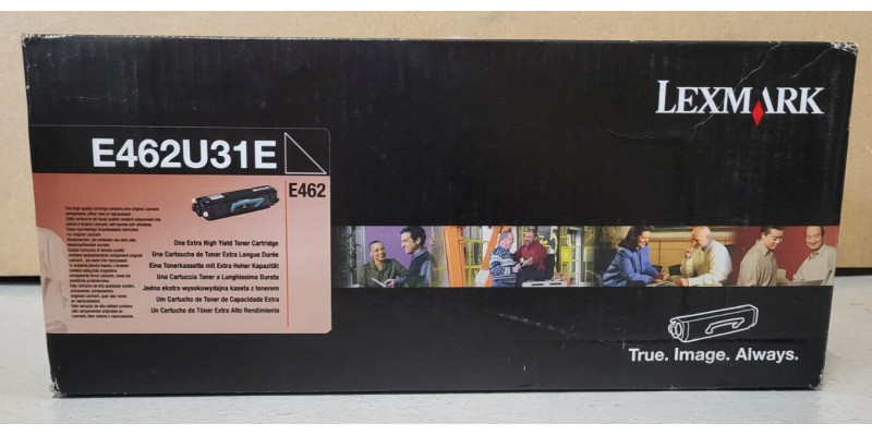Toner Lexmark E462U31E Schwarz Neu OVP B-Ware Original E462  . 