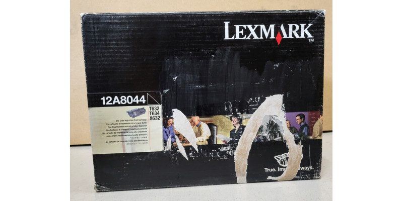 Toner Lexmark 12A8044 Schwarz Neu OVP B-Ware Original T632 T634  . 