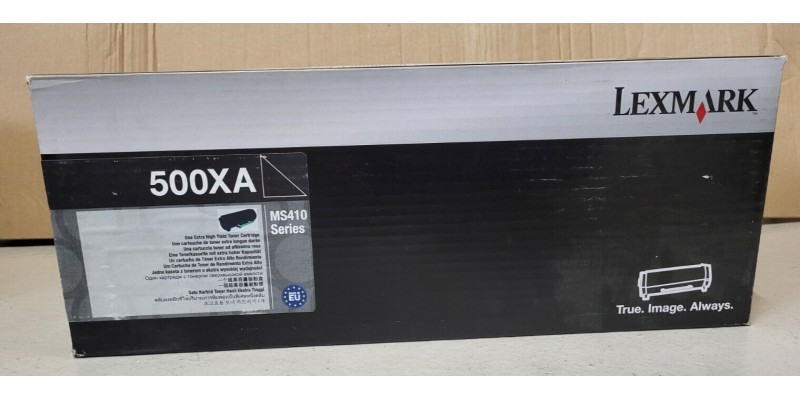 Toner Lexmark 500XA Schwarz Neu OVP A-Ware Original MS410 Series  . 