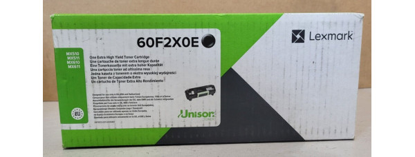 Toner Lexmark 60F2X0E Schwarz Neu OVP A-Ware Original MX510 MX511, MX610  