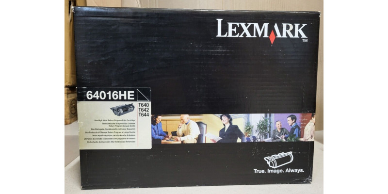Toner Lexmark 64016HE Schwarz Neu OVP B-Ware Original T640, T642  . 
