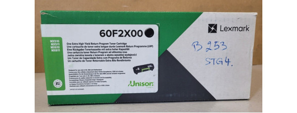 Toner Lexmark 60F2X00 Schwarz Neu OVP Original MX510, MX511  . 