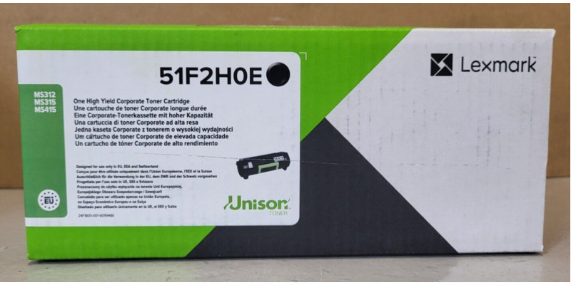 Toner Lexmark 51F2H0E Schwarz Neu OVP Original MS312 MS315  . 