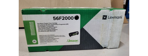Toner Lexmark 56F2000 Schwarz Neu OVP Original MS321 MS421 MS521  . 