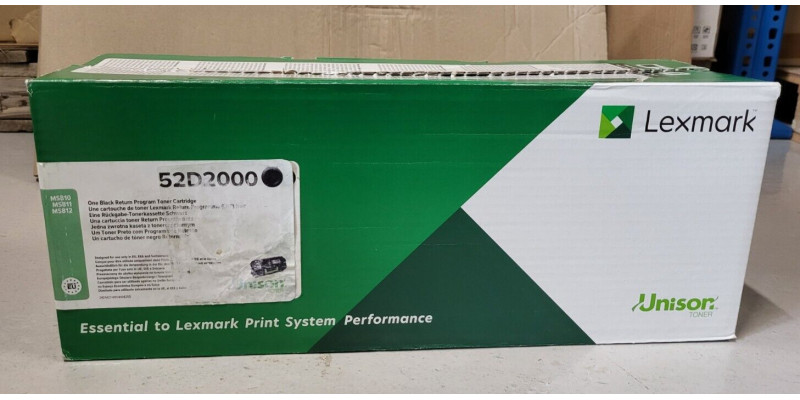 Toner Lexmark 52D2000 Schwarz Neu OVP Original MS810 MS811 MS812   