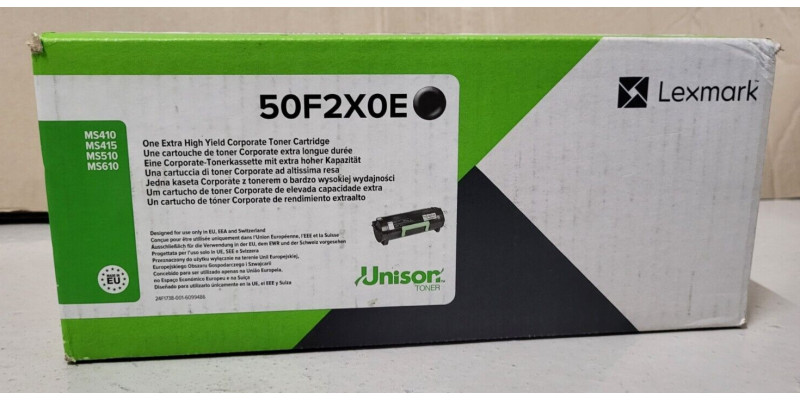 Toner Lexmark 50F2X0E Schwarz Neu OVP Original MS410 MS415 MS510 . 