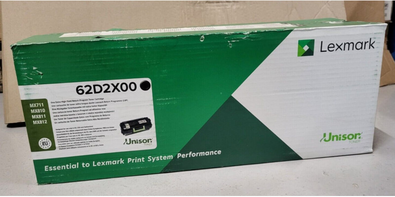 Toner Lexmark 62D2X00 Schwarz Neu OVP Original MX711 MX810 MX811   