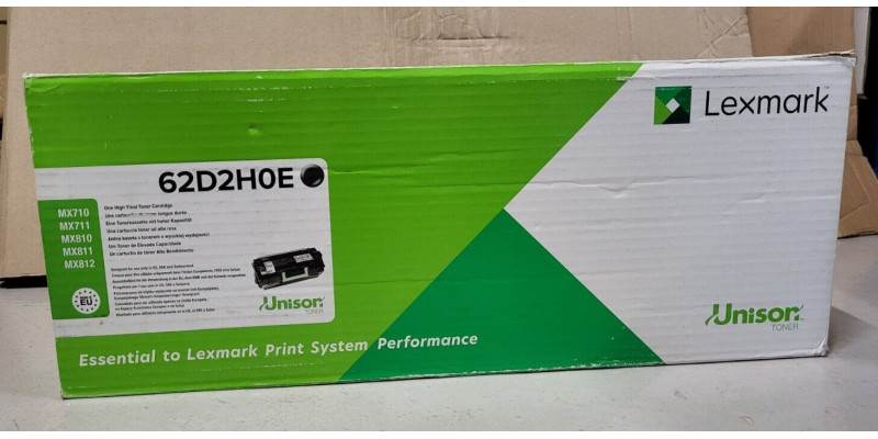 Toner Lexmark 62D2H0E Schwarz Neu OVP Original MX710 MX711  . 