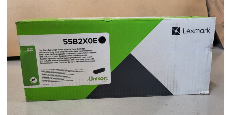 Toner Lexmark 55B2X0E Schwarz Neu OVP Original MS431 MX431  . 
