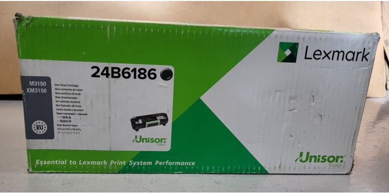Toner Lexmark 24B6186 Schwarz Neu OVP Original M3150 XM3150  . 
