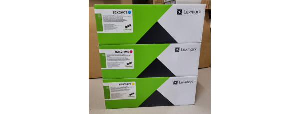 3 Toner Lexmark 82K2HCE 82K2HME 82K2HYE Neu OVP A-Ware Original CX820  