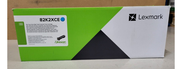 Toner Lexmark 82K2XCE Cyan Neu OVP Original CX825 CX860  . 
