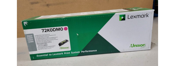 Toner Lexmark 72K0DM0 Magenta Neu OVP Original CS820 CX820 CX825 . 