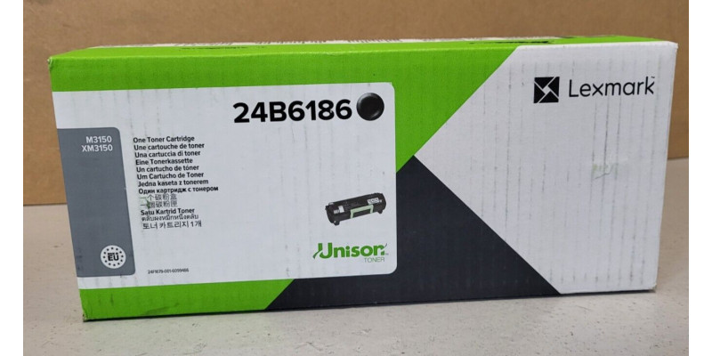 Toner Lexmark 24B6186 Schwarz Neu OVP A-Ware Original M3150 XM3150 . 