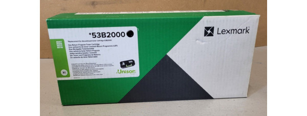 Toner Lexmark 53B2000 Schwarz Neu OVP A-Ware Original MS817 MS818  . 