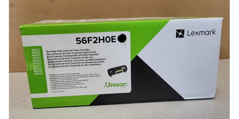 Toner Lexmark 56F2H0E Schwarz Neu OVP A-Ware Original MS321 MS421  
