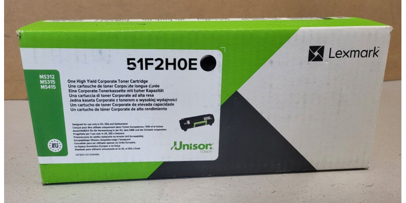 Toner Lexmark 51F2H0E Schwarz Neu OVP A-Ware Original MS312 MS315   