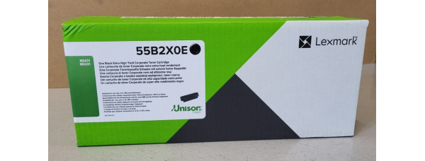 Toner Lexmark 55B2X0E Schwarz Neu OVP A-Ware Original MS431 MX431   