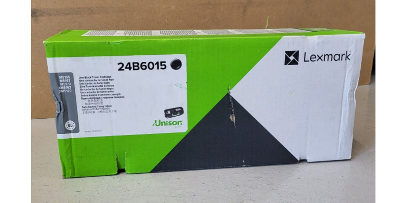 Toner Lexmark 24B6015 Schwarz Neu OVP Original M5155 M5163 M5170   
