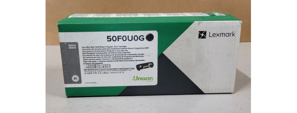 Toner Lexmark 50F0U0G Schwarz Neu OVP Original MS510, MS610  . 