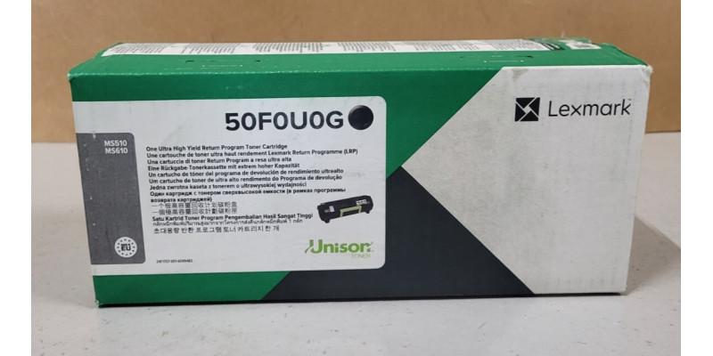 Toner Lexmark 50F0U0G Schwarz Neu OVP Original MS510, MS610  . 