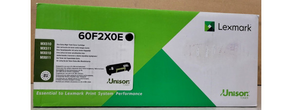 Toner Lexmark 60F2X0E Schwarz Neu OVP Original MX510 MX511, MX610   