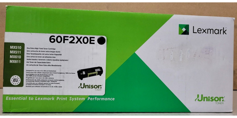 Toner Lexmark 60F2X0E Schwarz Neu OVP Original MX510 MX511, MX610   