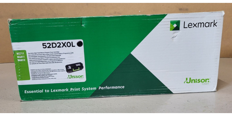 Toner Lexmark 52D2X0L Schwarz Neu OVP Original MS711 MS811 MS812  