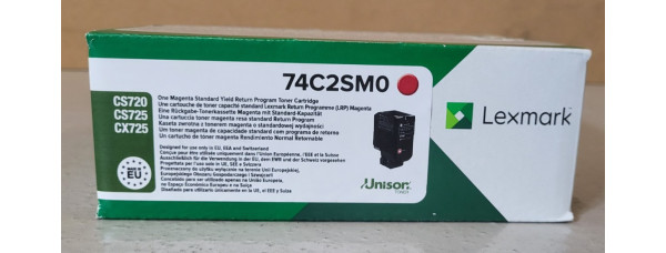 Toner Lexmark 74C2SM0 Magenta Neu OVP Original CS720 CS725 CX725   