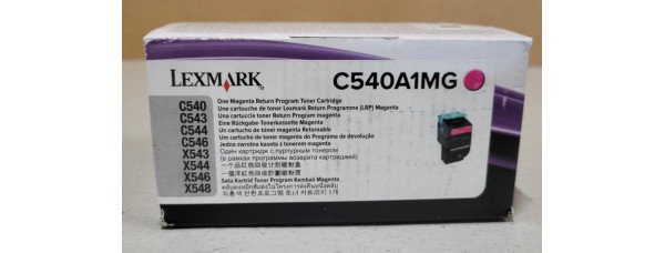 Toner Lexmark C540A1MG Magenta Neu OVP A-Ware Original C540, C543, C544 . 