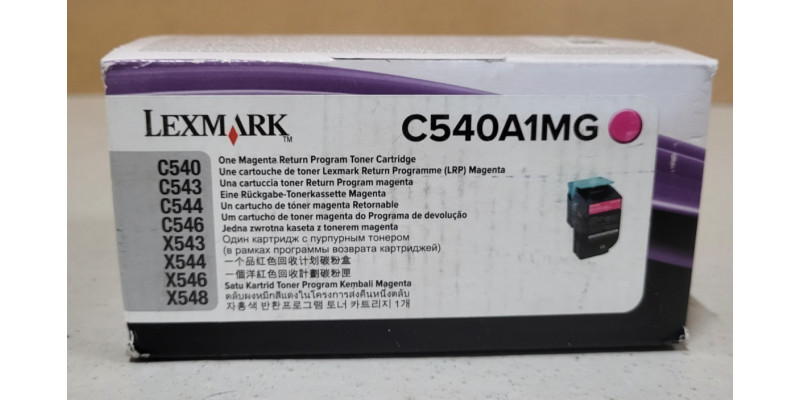 Toner Lexmark C540A1MG Magenta Neu OVP A-Ware Original C540, C543, C544 . 
